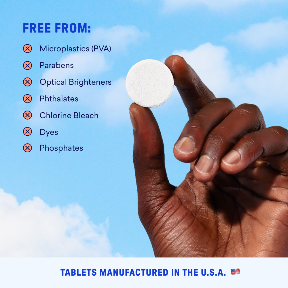 Laundry Detergent Tablet Refills - Compact Hand Soap