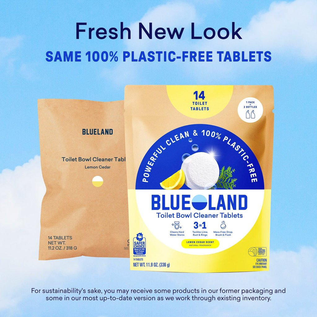 Toilet Bowl Cleaner Starter Set - Compact Bottle System