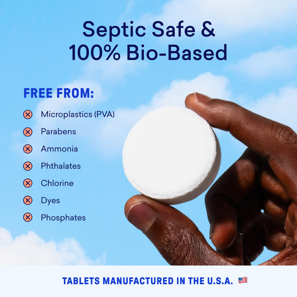 Toilet Bowl Cleaner Tablet Refills - Compact Soap Tablets
