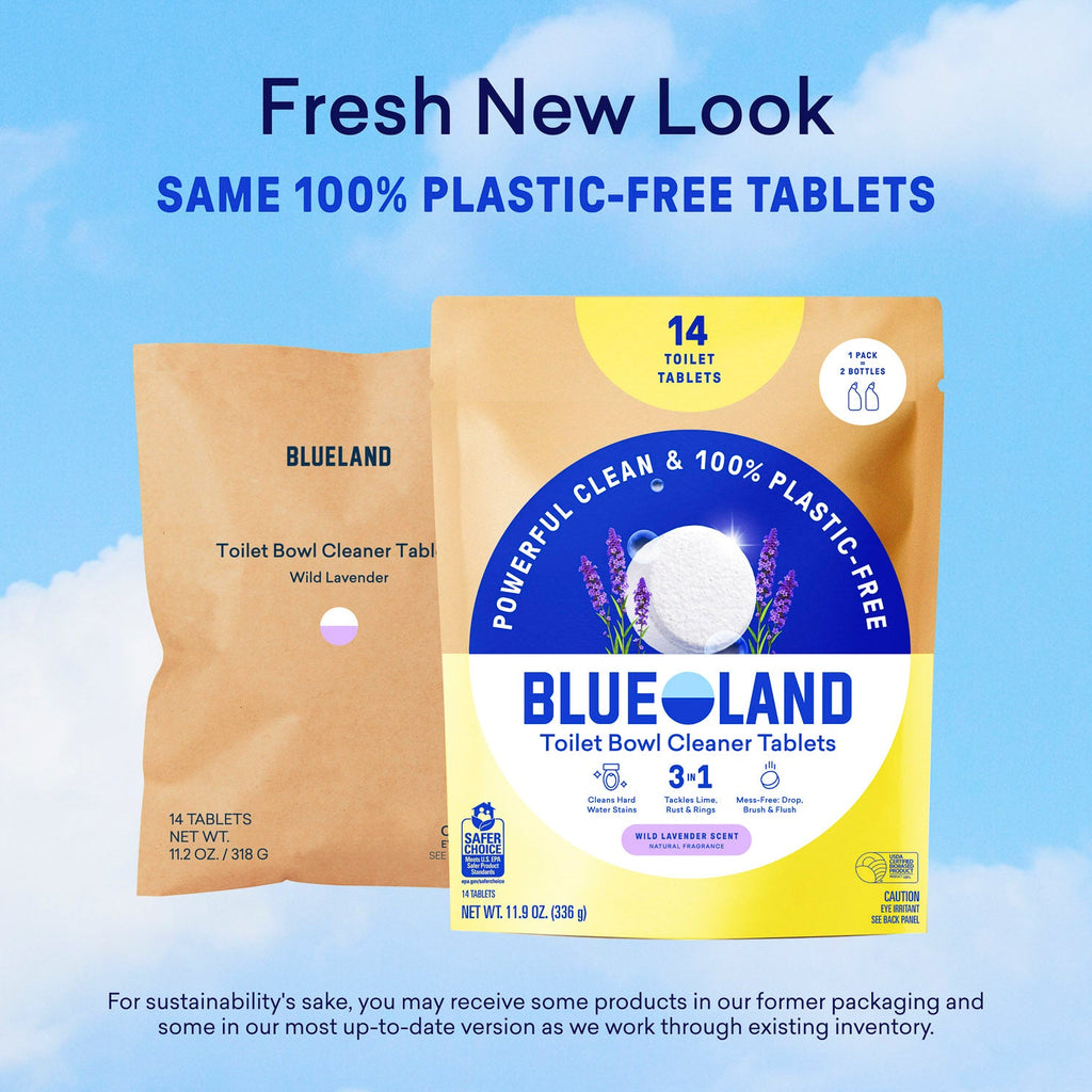 Toilet Bowl Cleaner Tablet Refills - Compact Starter Kit